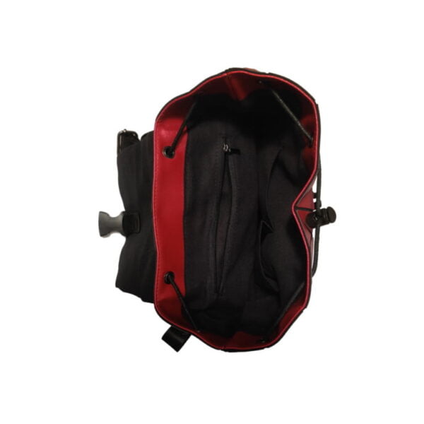 Geometric Stylish Small Backpack Red - Image 2