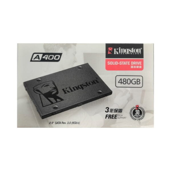 Kingston SSD 480GB 2.5 inch SATA3 A400 SA400S37/480GB KCN - Image 2