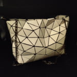 Geometric Ladies Fashionable Chain Bag White