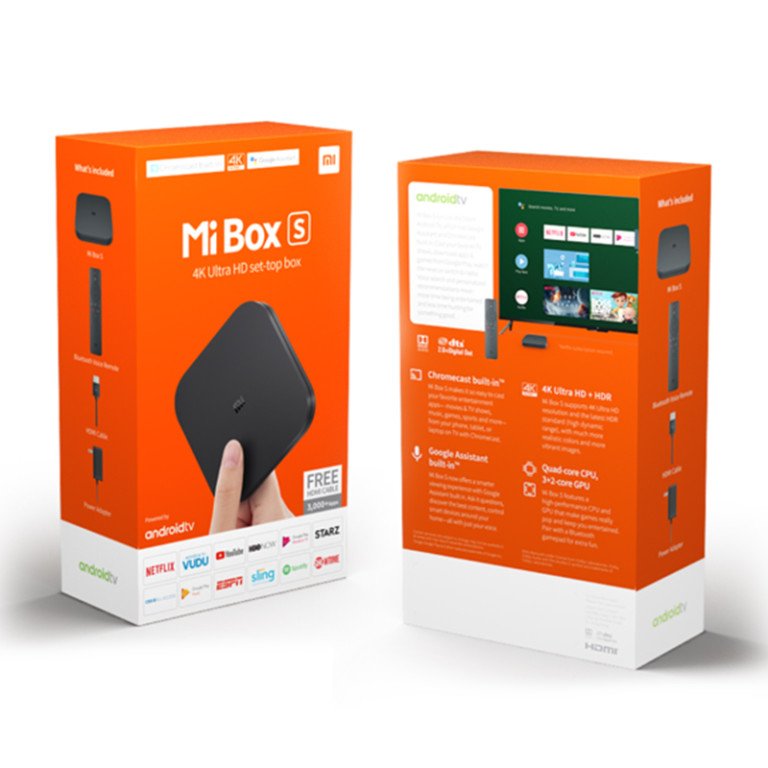 Smart-TV-Box Xiaomi Mi Box S Global Ultra TV 4K