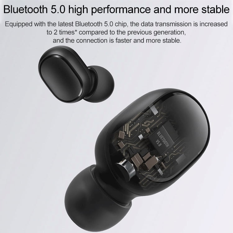 Wireless Headphones Xiaomi AirDots 2 TWS Black Earbuds