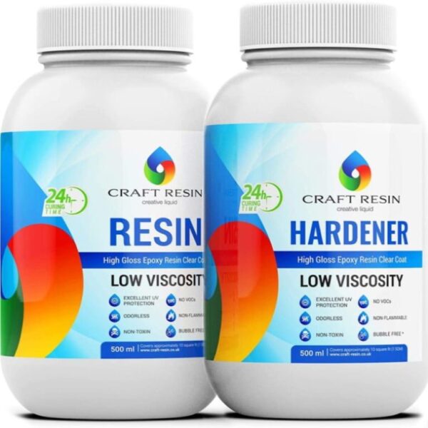 透明环氧树脂 1L Starter Kit Art Resin & 固化剂