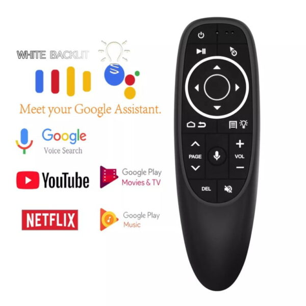 Air Mouse Wireless G10S Pro Voice for Android TV Backlit Remote Control