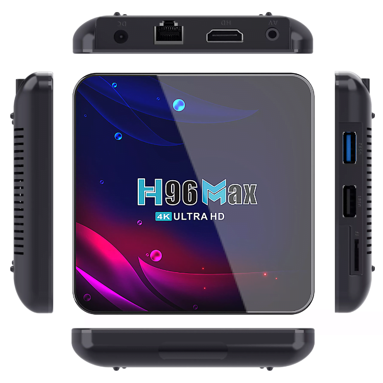 Smart TV Box H96 Max v11 4 ГБ 64 ГБ Android 11 + Беспроводная воздушная мышь G10S Pro