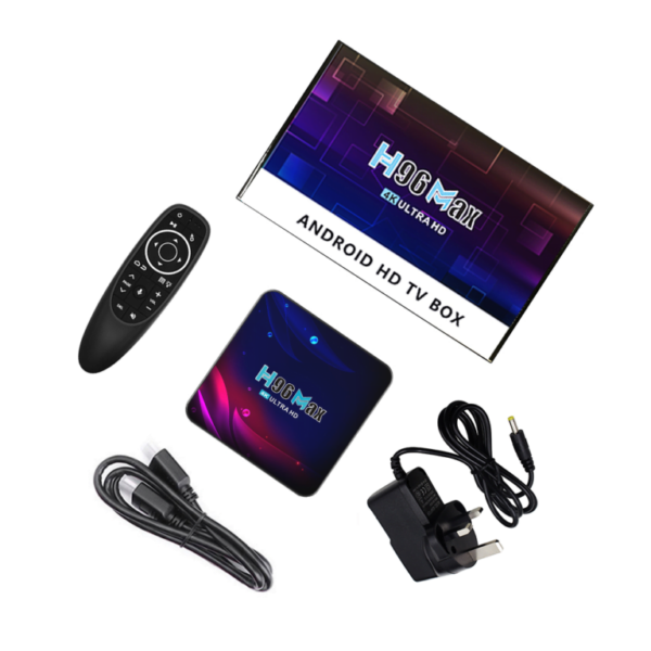 Smart Tv Box H96 Max v11 4GB 64GB Android 11 + Wireless Air Mouse G10S Pro - Image 4