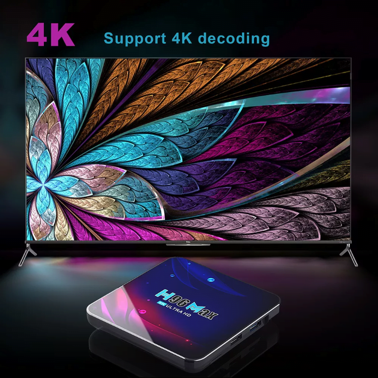 Smart TV Box H96 Max v11 4 ГБ 64 ГБ Android 11 + Беспроводная воздушная мышь G10S Pro