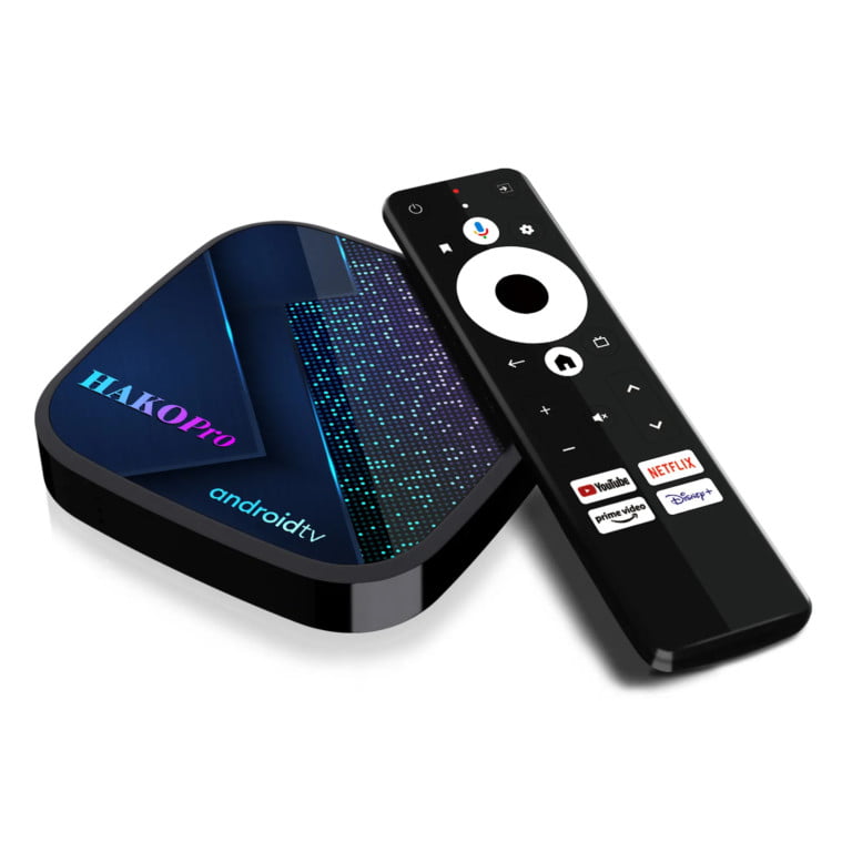 Hako Pro 4 GB 64 GB Amlogic S905Y4-B Google-zertifiziertes Android 11 4K-TV-Box